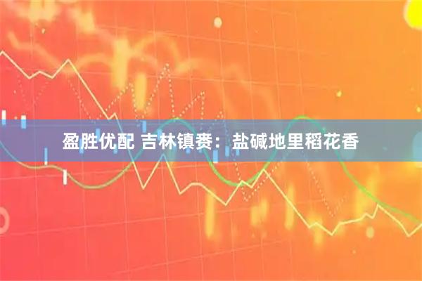 盈胜优配 吉林镇赉：盐碱地里稻花香