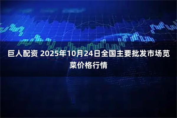 巨人配资 2025年10月24日全国主要批发市场苋菜价格行情